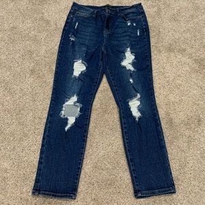Judy Blue boyfriend style jeans! Size 15/32 EUC!!!